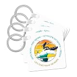 3dRose, American beaches - Agate Beach, Port Orford, Oregon cool travel gift, set of 2 Key Chains