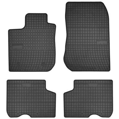 MOTOS Tapis de sol caoutchouc pour Dacia Logan II 2012-2020 Améliorez Votre Confort de Voyage avec Le tapis noir antidérapant Auto ET- tapis voiture Tous...