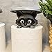 CATHATRR Playful Raccoons Bathroom Organizers Shelf Creative Decors Easy Mounting Tool Release Assembly Animal Shape Bathroom Organizers