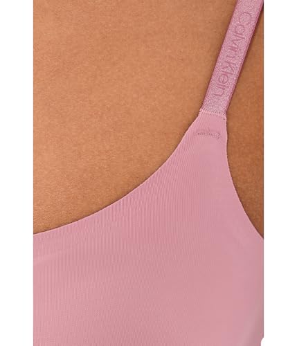 Image of Calvin Klein Women's Invisibles Comfort Seamless Adjustable Skinny Strap Bralette Bra