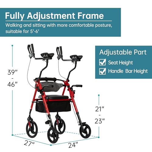 Elenker Upright Rollator Walker thumb #5