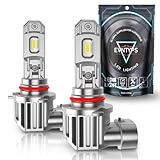 evntyps 9145 H10 LED Fog Light Bulbs,6500K White 9045 9040 9140 led fog light bulbs,3570 Chips 16000 Lumens Non-polarity LED Fog Lights For Trucks,DRL Replacement for Cars,Pack of 2