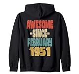 Photo Gallery 1951 compleanno vintage retro impressionante dal febbraio 1951 felpa con cappuccio Photo Gallery 1951 compleanno vintage retro impressionante dal febbraio 1951 felpa con cappuccio