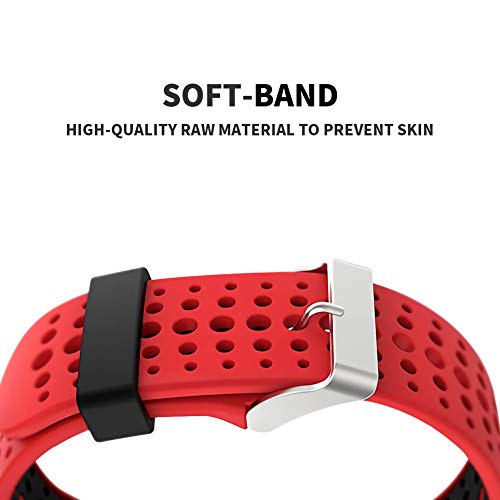 FunBand kompatibel mit Garmin Forerunner 235 Armband, Silikon Replacement Uhrenarmband f&uuml;r Garmin Forerunner 235/235 Lite/220/230/620/630/735XT/Approach S20/S5/S6 Smart Watch