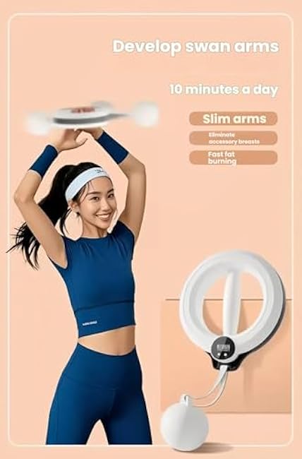 Arm Workout for Men and Women, 360¡ã Hand-Crank Forearm Trainer, Chest Trainer,Shoulders and Arm Muscle Training Fitness Equipment, Home Workout Equipment and Gym Workouts