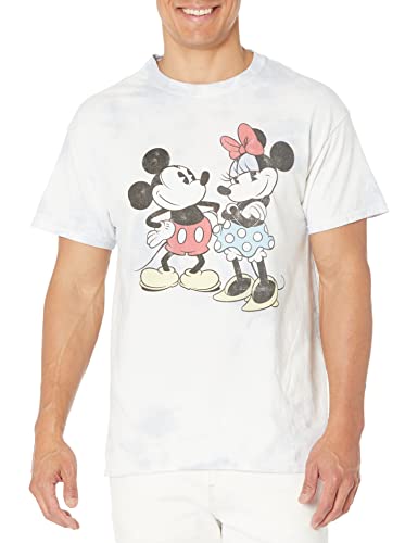 T-shirt Mickey Disney rétro homme idéal pour un look streetwear d'été en taille L