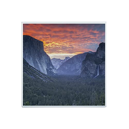 Fabulous Carreau Céramique Décoratif 15,2 x 15,2 cm - El Capitan UNESCO Yosemite Falaise Escalade Couche de Soleil