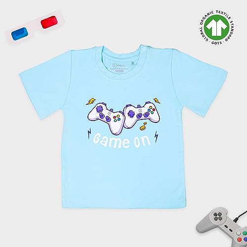 Image of Kidbea Boy's Cartoon Modern Fit T-Shirt