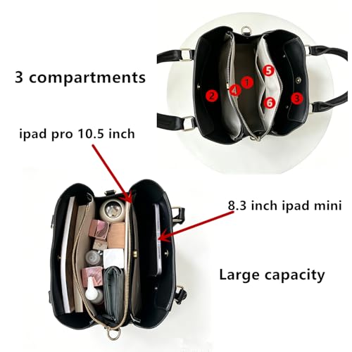Image of Medium Satchel Handbag Shoulder Crossbody Purse Top handle Hobo bags for Women