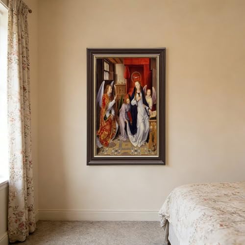 Tableau Hans Memling The Annunciation impression sur toile haute définition