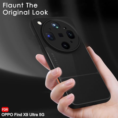 Image of TheGiftKart Hybrid Shockproof Back Cover Case for Oppo Find X9 Ultra 5G | Camera Protection Module | Hard Back Cover Case for Oppo Find X9 Ultra (PC & TPU, Translucent Smoke Matte Back, Black Sides)