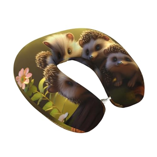 Almohada de viaje espuma viscoelástica tamaño único miniatura 2