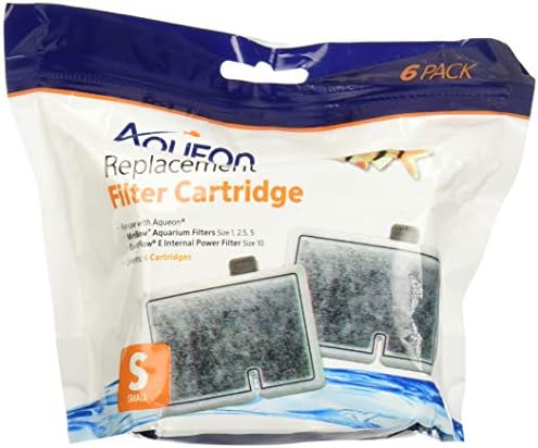Aqueon (2 Pack) Minibow Replacement Filter Cartridge Size Small (6 Cartridges Per Pack / 12 Total)