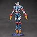 HiPlay ZD Toys Collectible Figure Full Set: Anniversary Series Non-Luminous Version: War Machine Patriot 1.0 (1906-52), 1:10 Scale Miniature Action Figurine BFGZZJQAGZ