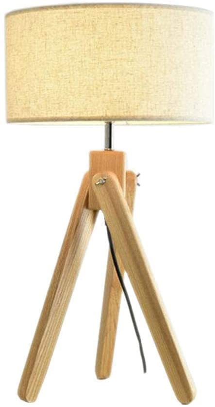 Lampe de bureau tissu en bois pour créer un coin lecture cosy à la maison