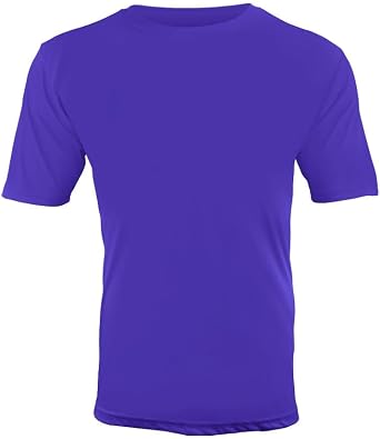 Epic Adult Cool Performance Dry-Fit Crew T-Shirt Jerseys Purple S