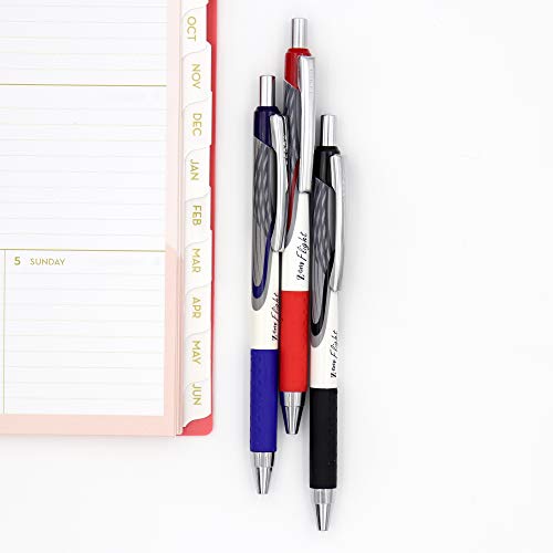 Zebra Pen Z-Grip Flight Retractable Pen, Bold Point, 1.2Mm, Assorted Colors, 36-Count #TOP5
