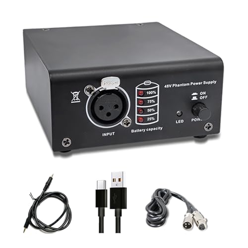 Alimentation 48V microphone à condensateur pour éliminer le sifflement et parasite audio