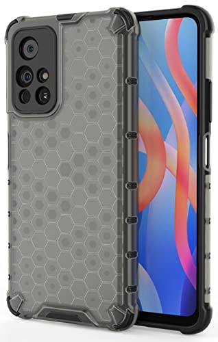 Image of Glasgow Back Case Cover Designed for Poco M4 Pro 5G / Mi Redmi Note 11T 5G - Black
