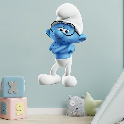 Vinilo decorativo pegatina EGD The Smurfs 25x43 cm miniatura 1