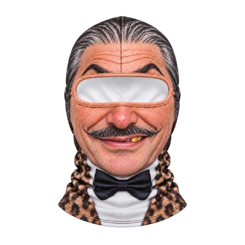 Funny Ski Mask Realistic Full Face Balaclava Old Man Ski Mask - image 1