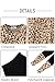 Arshiner Girls 2 Piece Outfits Fall Sweatsuits Long Sleeve Leopard Pullover Sweatshirts and Patchwork Leggings Fashion Tracksuits