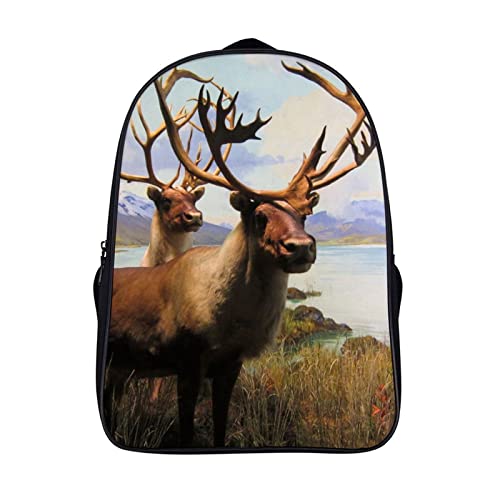 Cartable étudiant Animal Elk contre le mal de dos des jeunes élèves