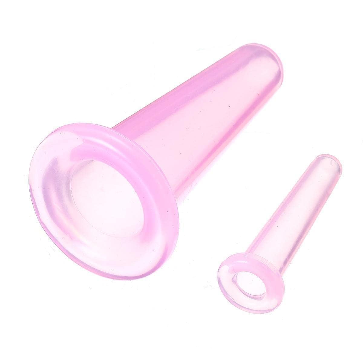 APS 2 Pcs Facial Cupping Set,Natural Silicone Facial Massage Cup for Body,Face,Neck,Back,Eye Massage,Vacuum Tank,Perfect for Body,Facial Care,Anti-aging Beauty Tool(1 Small&1 Large, Pink) | 2 Pcs Facial Cupping Set,Natural Silicone Facial Massage Cup-image-20
