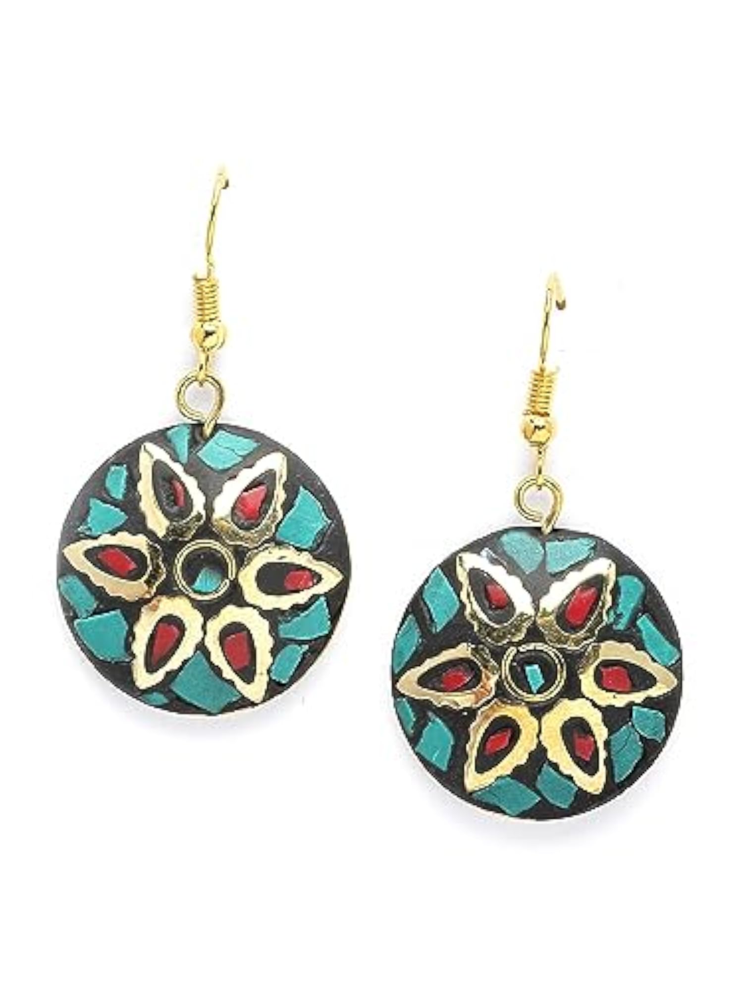 Stylish Traditional Tibetan Pendant Necklace Set