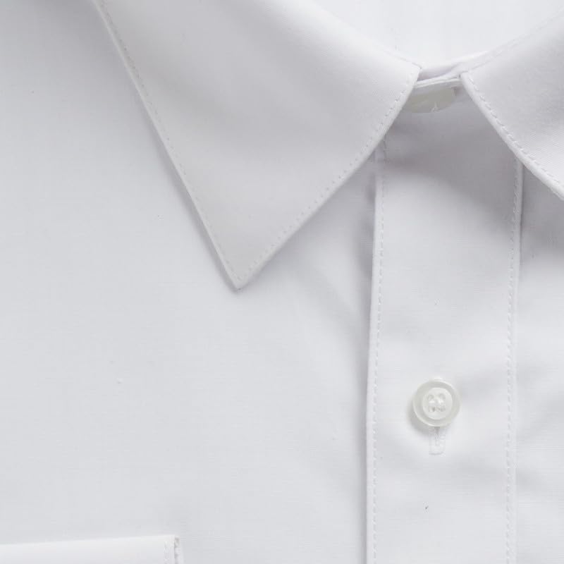 Men's Dress Shirts Slim Fit Solid Long Sleeve Formal Shirt Business Casual Button Down Shirts2