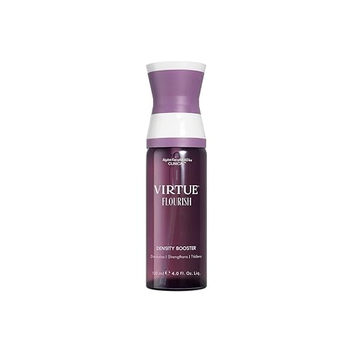 Virtue Spray de refuerzo de densidad Flourish para adelgazar el crecimiento del cabello