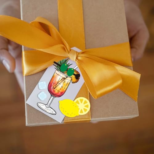 GLOBLELAND Conjunto de carimbos transparentes e matrizes de corte para fazer cartões, bebidas, vinho