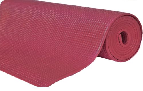 Alfombrilla Lisa Protector con Base Antideslizantes Almohadilla Multiuso | Base Cajones Cocina Vajilla Fregadero Armarios | 100% PVC Higiénica | Ancho 61cm - Burdeos