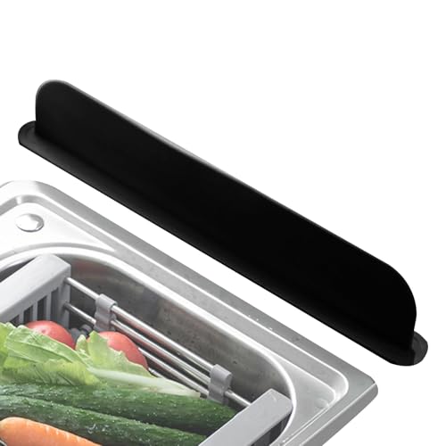 Genérico Protector De Agua De Borde De Fregadero, Protectores De Salpicaduras De Silicona para Cocina, Fabricado En Silicona, Duradero Y Adecuado para Cocinas O Baños