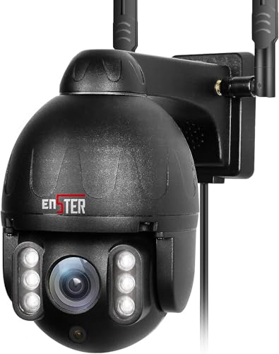 Image of ENSTER 5G Security Camera Outdoor, 5MP PTZ WiFi Camera for Home Security Full Metal, Human Detection, Onvif RTSP Camera Auto Tracking, Color Night Vision, 2-Way Audio, IP66 Waterproof