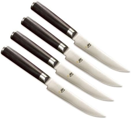 Shun Classic Steak Knives, Set of 4, Black