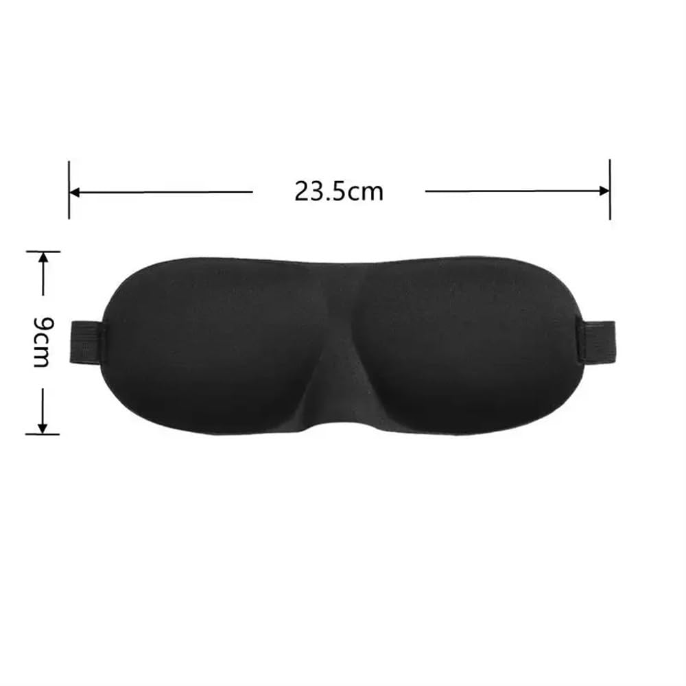 Maska do spania 3D opaska na oczy blokada światła miękka wyściełana sen odpoczynek relaks osłona łatka opaska na oczy cień do powiek plastry na oczy (nr 11, 4 szt.)