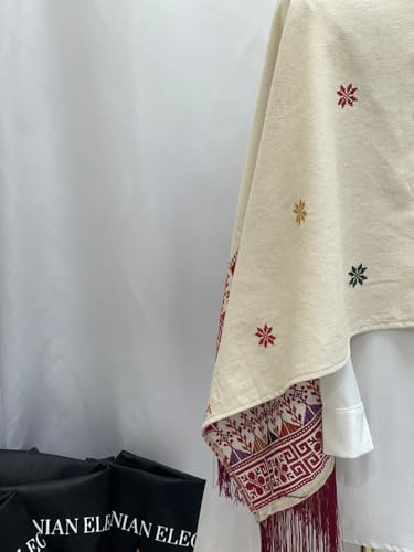 Embroidered Etamin Shawl – Luxurious & Elegant Hijab for Special Occasions2