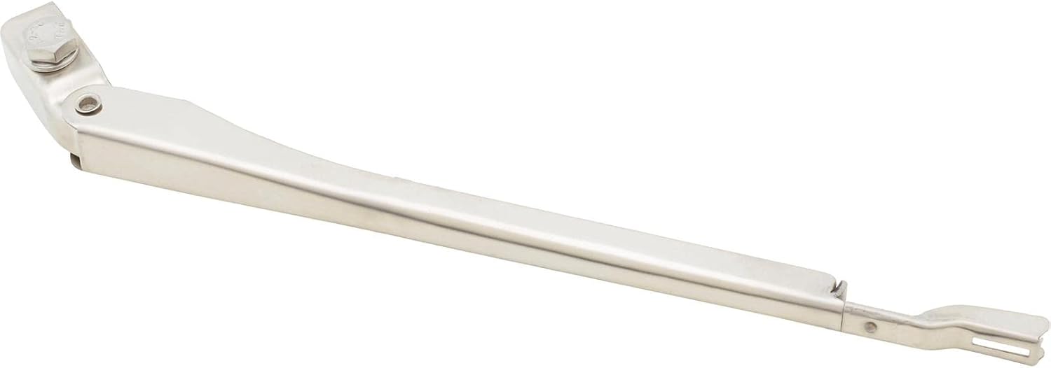 Speedway Motors Replacement Wiper Arm for Pre-2005 Electric Wiper Motors, Adjustable 8.5-12.5 Inch Length, Direct Fit for Black or Stainless 12V Wiper System, Universal Application