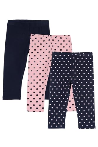Chicco, Leggings Niña, Conjunto de 3 Pantalones Leggings de Algodón Suave, Ropa de Niña, Designed in Italy