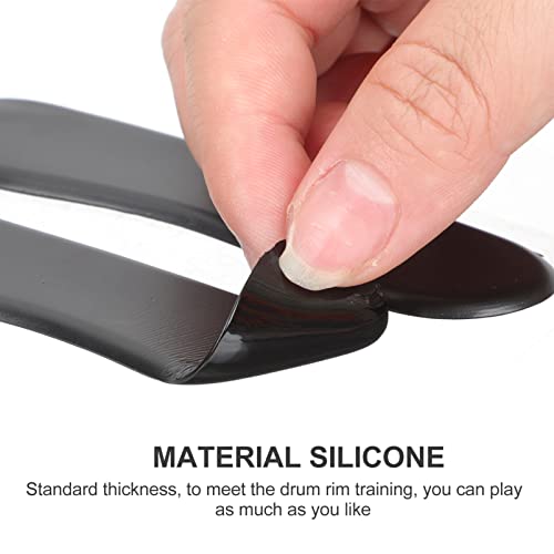 ERINGOGO 10 peças de almofadas de gel de silicone silenciadores de tambor amortecedor de tambor almo