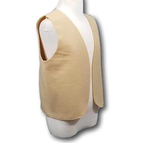 Miniatura 3 de Kids Tan Peasant Costume Vest (MedievalRenaissanceColonialPirate) Fits Kids 4-16