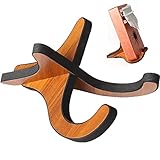 木製カリンバスタンド ギタースタンド カリンバラック 楽器ホルダー 折りたたみ式 垂直 ウクレレディスプレイ 弦楽器パーツアクセサリー