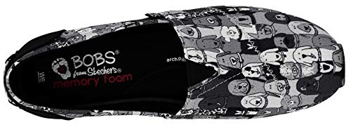 Skechers Skechers BOBS Women's Plush-Wag Party Black Flat 7 M US