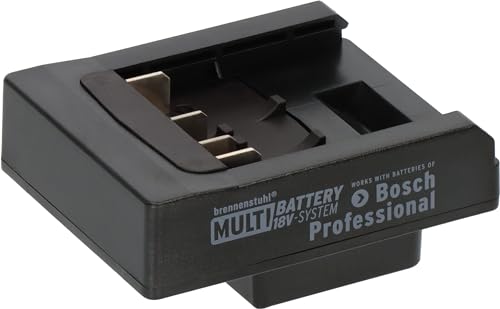 Brennenstuhl Adapter for LED construction spotlights in the Brennenstuhl Multi Battery 18V system for use with Bosch Professional rechargeable batteries