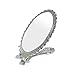 Inpouch Sevenstars Decorative Vintage Style Silver Tarnish Free Hand Held Folding Mirror