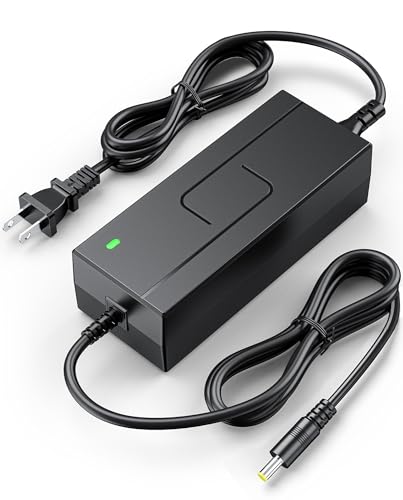 SAYSOLAK 42V 2A Electric Scooter Charger for 5TH Wheel V30Pro V20 Pro M1 ES09 5LCHM11U, SISIGAD B15 B16 B17 B18 & Alloweek A1 A1Max A1MAX70 Scooters, 9.8Ft Power Adapter Replacement for 36V Battery
