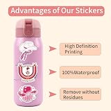 55pcs Disco Cowgirl Stickers, Pink Disco Party Decor, Western Aesthetic Waterproof Stickers for Water Bottle, Laptop, Skateboard Preppy Decor for Teen Adult