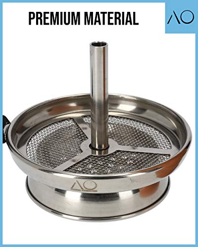 AO® Strainer Kaminaufsatz - Shisha Zubehör Für Perfekte Kohletemperatur - Aus Rostfreiem Edelstahl - Simpler Aufbau… – Bild 6