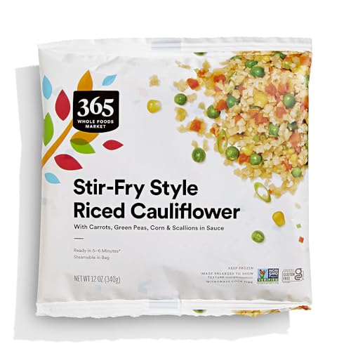 365 By Whole Foods Market, Frozen Cauliflower Riced Stir Fry Style, 12 Ounce